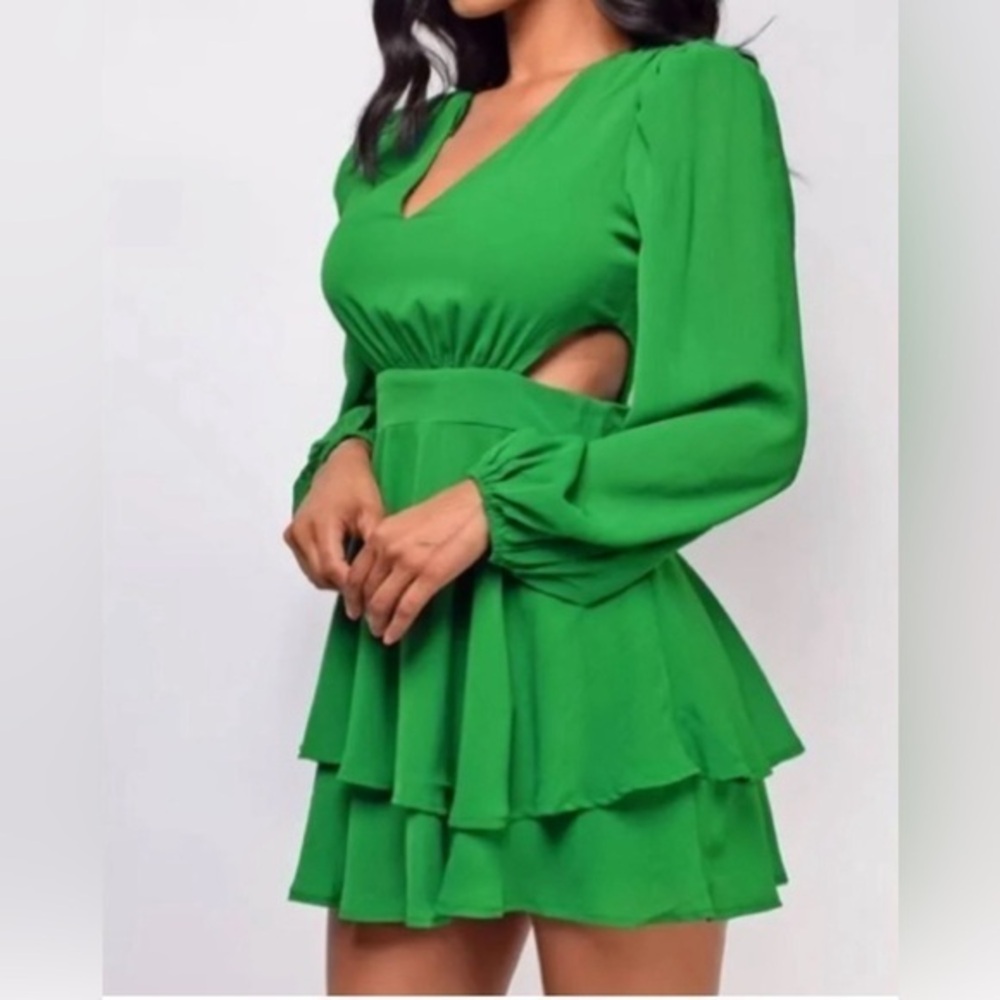 Flying Tomatoes Green Mini Dress